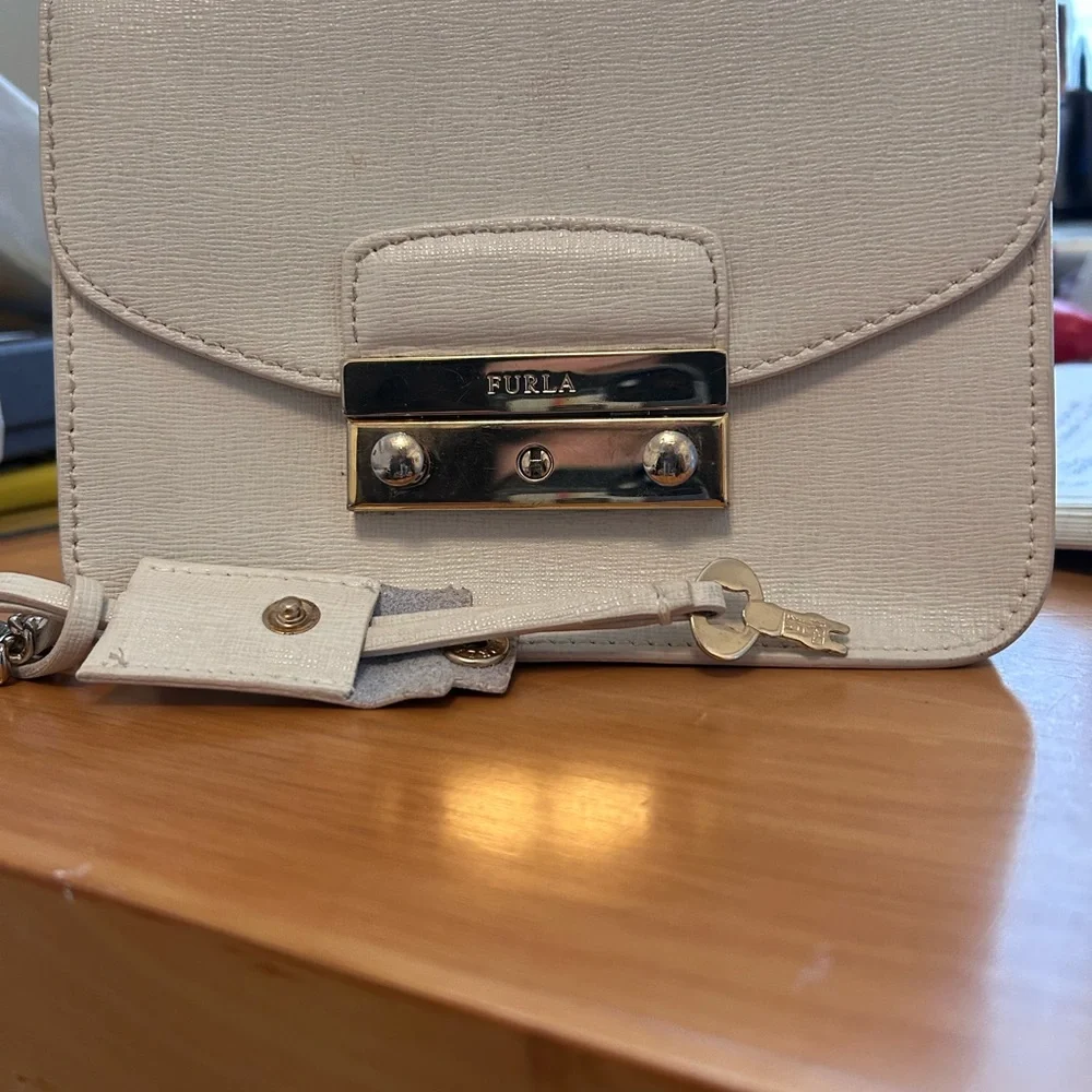 Furla Crossbody white bag